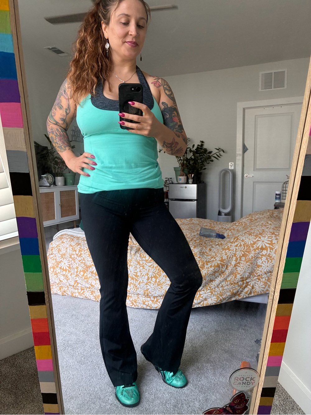 Lululemon size 10 turquoise tank